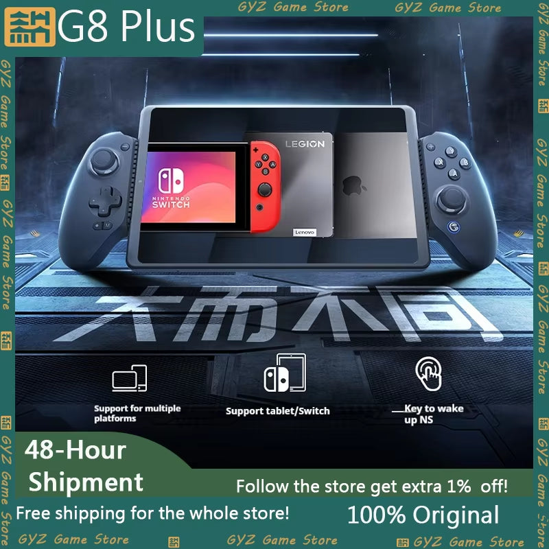 G8 plus G8+ Bluetooth Gamepad Mobile Controller with Hall Effect Joystick for NS PC Android Phone Cloud Gaming Custom
