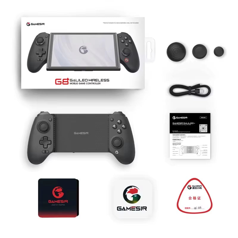 G8 plus G8+ Bluetooth Gamepad Mobile Controller with Hall Effect Joystick for NS PC Android Phone Cloud Gaming Custom
